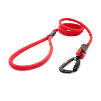 klassische Hundeleine TWIST Ø9mm - 175cm - rot